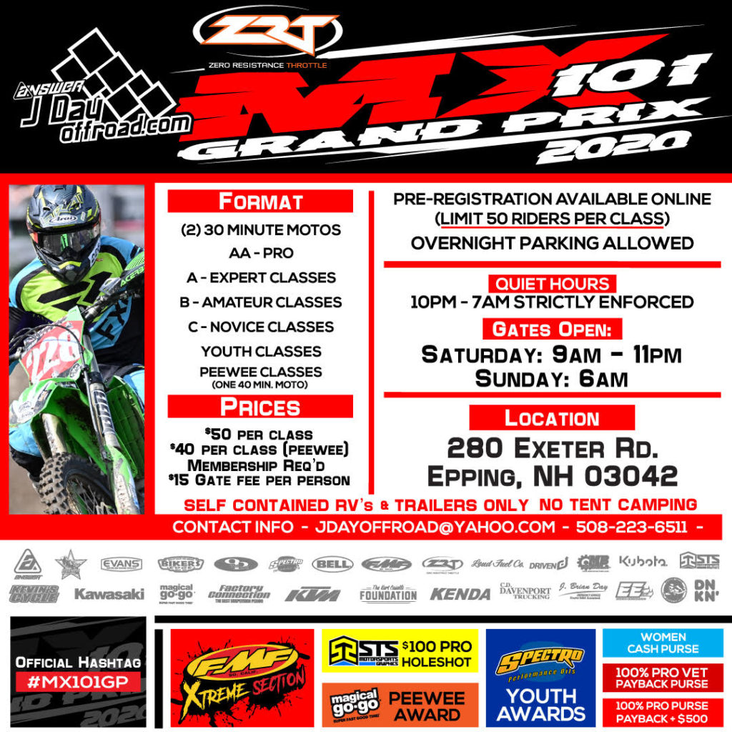 MX 101 GP 9/27 – Fox Racing J Day Offroad